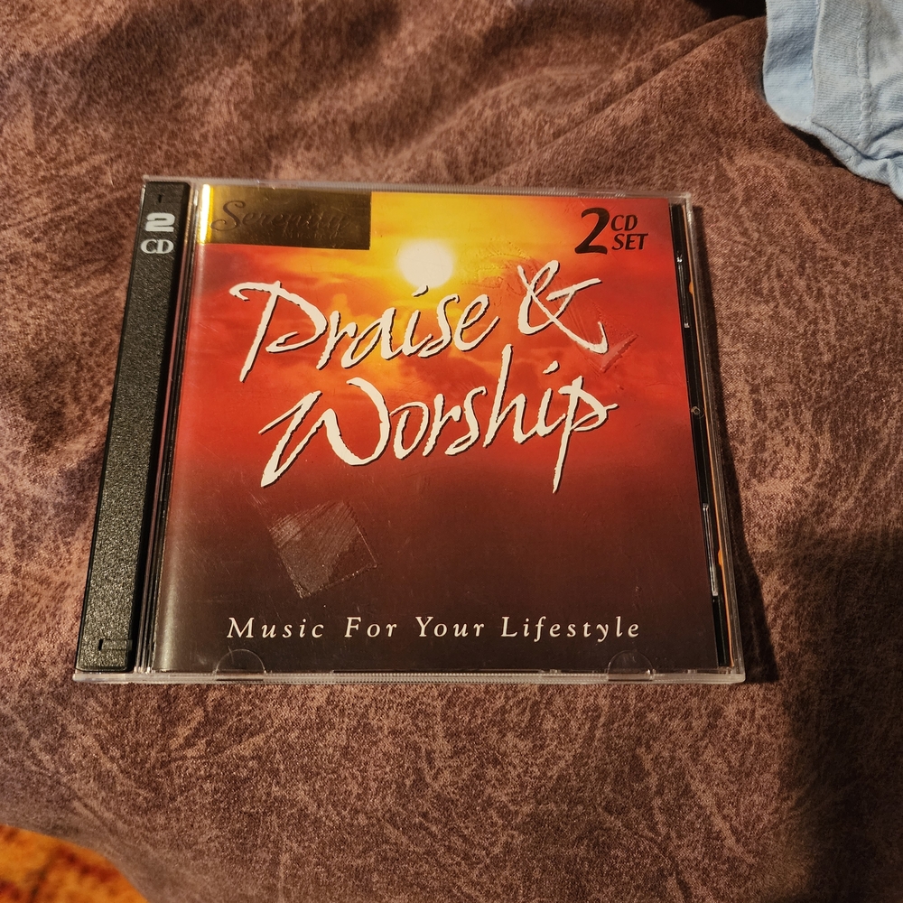 Praise & Worship 2-CD Set - Red Orange Sunset Cover